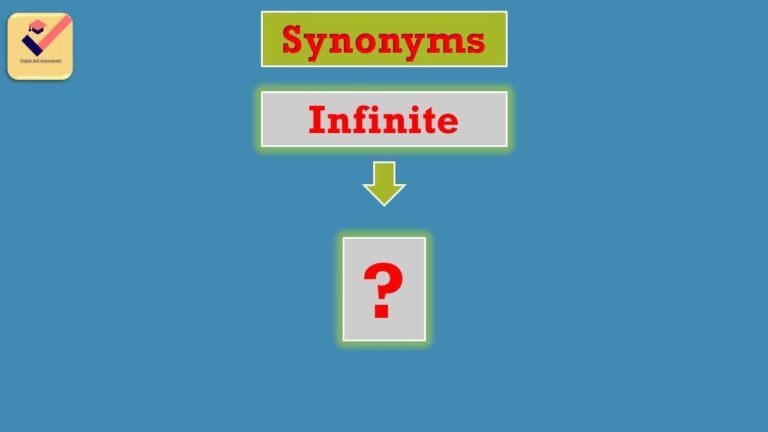 Exploring Synonyms for Infinity