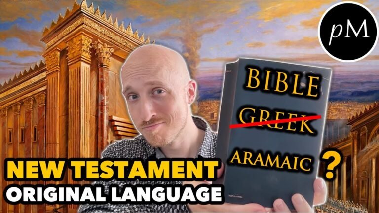 The Original Language of the Bible: A Historical Insight