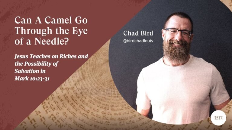 Understanding the Eye of the Needle in Biblical Context