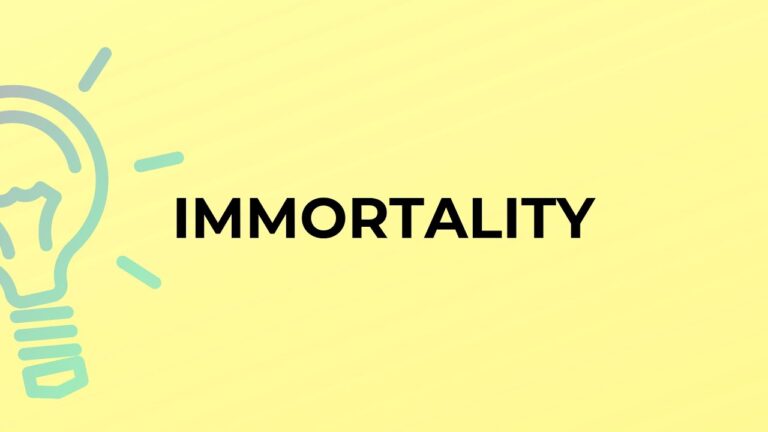 Exploring the Meaning of Immortality