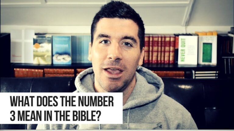 The Biblical Significance of the Number 3