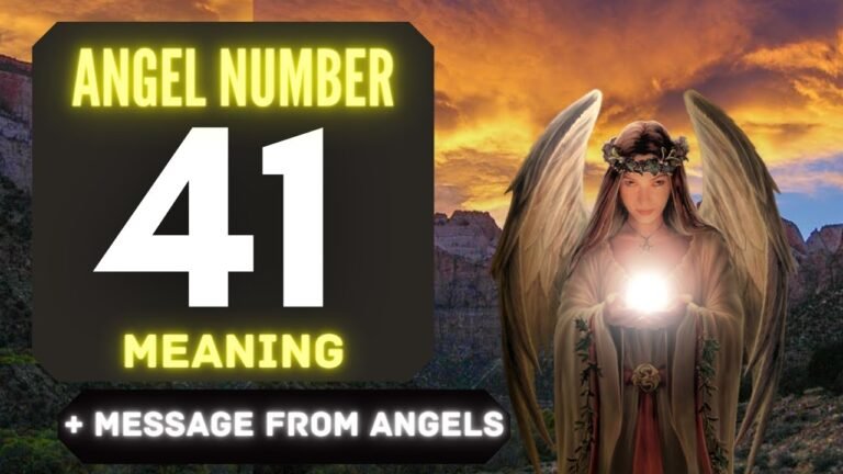 Unlocking the Meaning of 41 41 Angel Number