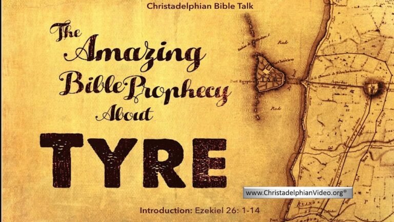 Biblical Significance of Tyre: A Historical Overview