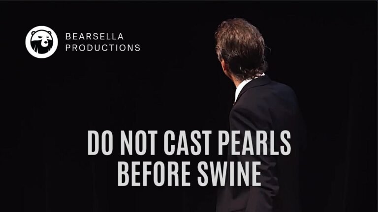 Value of Wisdom: Avoiding the Trap of Casting Pearls Before Swine