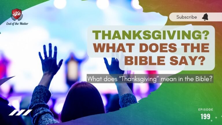 Biblical Definition of Thanksgiving