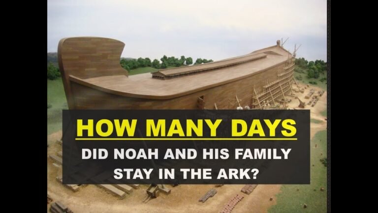 The Duration of Noah's Ark Journey: A Closer Look