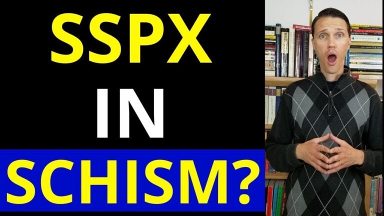 SSPX and Its Communion Status with Rome