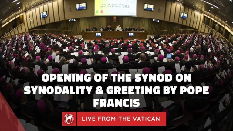 Pope Francis Speaks at Synod on Synodality