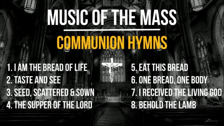 Top Catholic Communion Songs for Meaningful Worship