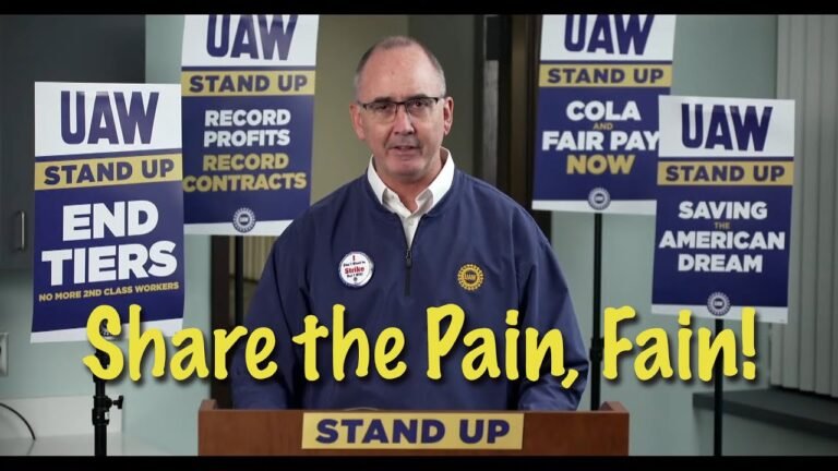 UAW President Shawn Fain's Salary Breakdown