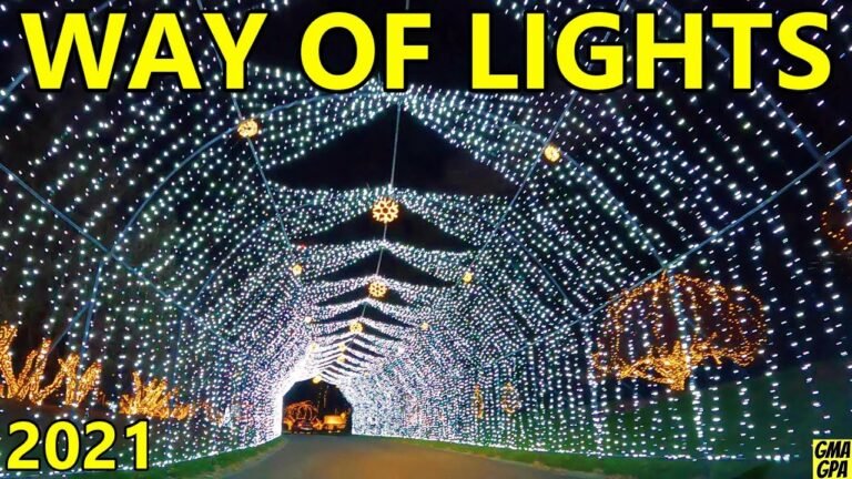 Enchanting Christmas Lights at Our Lady of Snows Shrine