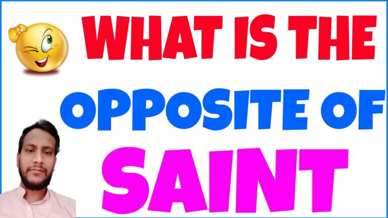 The Dark Side of Virtue: Exploring the Opposite of Saint