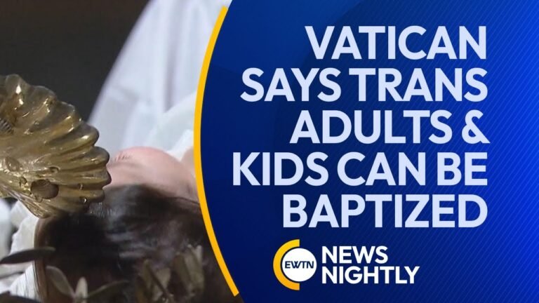 Vatican's Stance on Transgender Baptism: A New Perspective