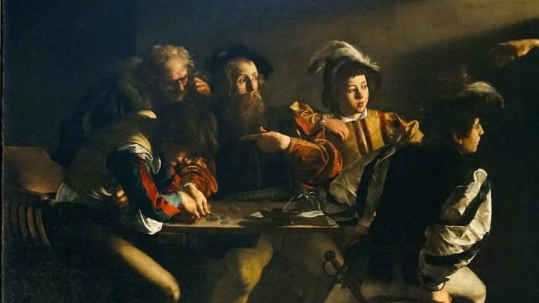 The Divine Encounter: Caravaggio's Calling of St. Matthew