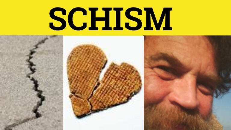 Understanding the Meaning of Schism