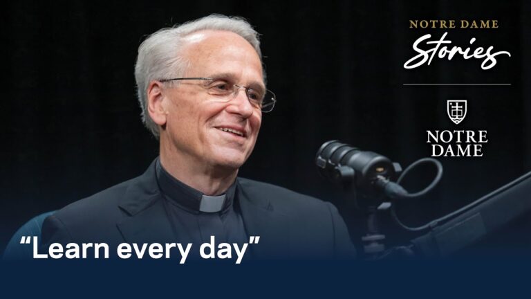 Leadership Insights from the President of Notre Dame